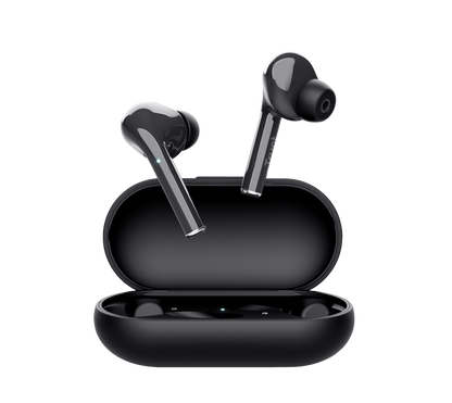 Audífonos Trust Nika Touch Bluetooth negros con estuche de carga