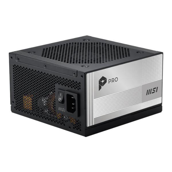 MSI PRO A1000PL PCIE5 fuente de poder empaque/producto
