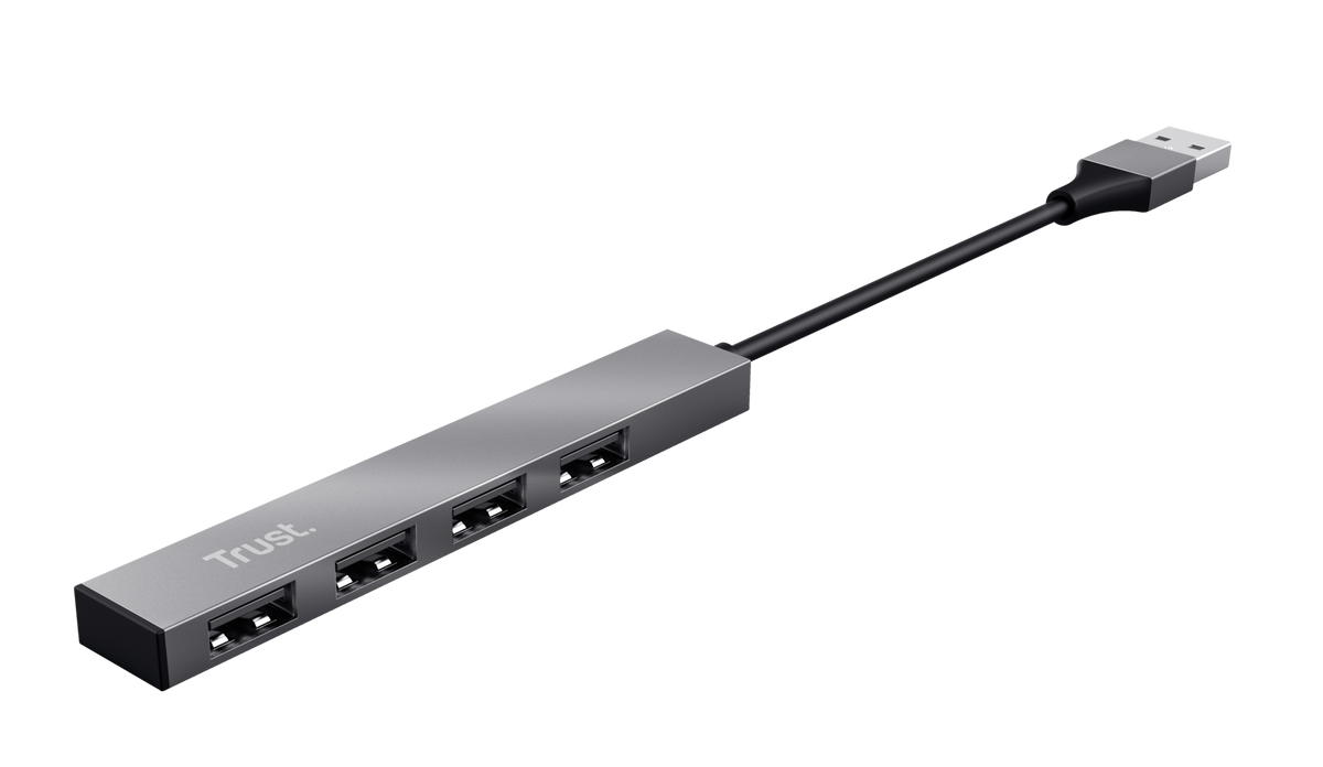 Trust adaptador 4-puertos mini hub USB - 23786