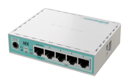 MikroTik Router hEX Refresh 5 Puertos Gigabit, E50UG