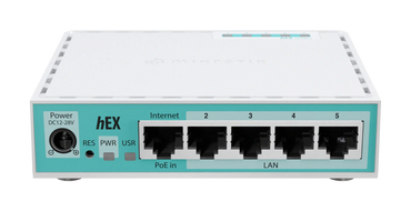 MikroTik Router hEX Refresh 5 Puertos Gigabit, E50UG