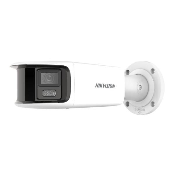 CAMARA BULLET HIKVISION DS-2CD2T87G2P-LSU/SL(4MM)(C)(O-STD) 8MP IP SIN IR LUZ BLANCA 40M AUDIO PANORÁMICA 180 COLORVU ACUSENSE IP67 POE H.265+ WDR 130 DB 311319679 BLANCO