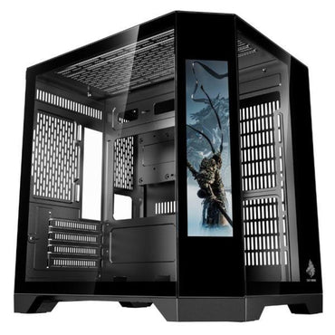Eagle Warrior case CG01KVRA001C mini tower vista frontal