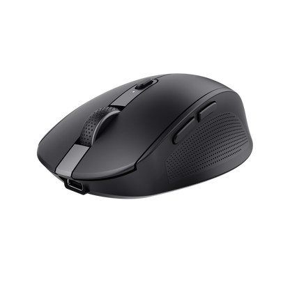 Mouse Trust 24819 vista lateral izquierda ergonómica