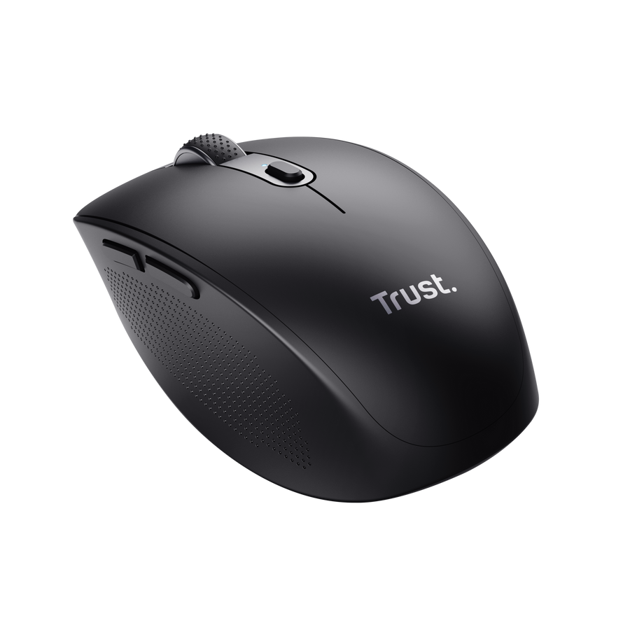 Mouse Trust 24819 vista superior mostrando botones y scroll