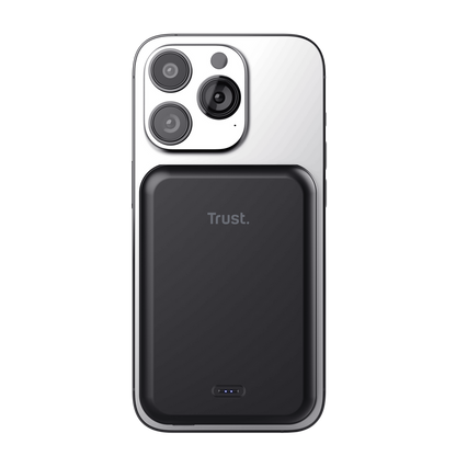 Power Bank Trust Magnética 5000 mAh Negro, 24877