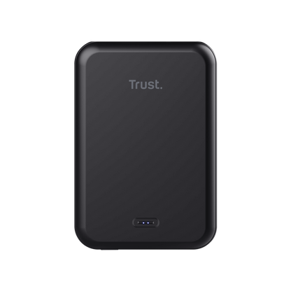 Power Bank Trust Magnética 5000 mAh Negro, 24877