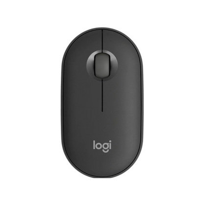 Mouse Logitech Pebble 2 M350S inalámbrico color grafito vista frontal