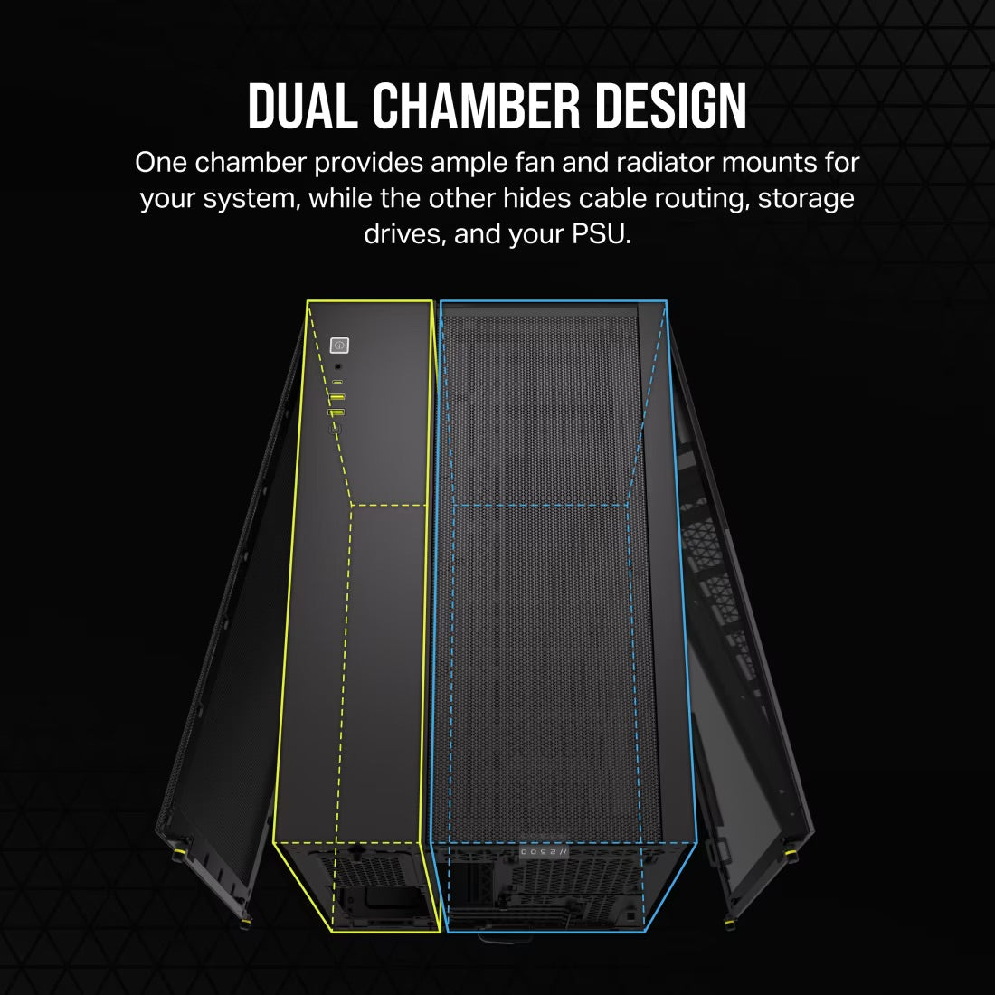 Corsair Case 2500X Media Torre Black, CC-9011265-WW