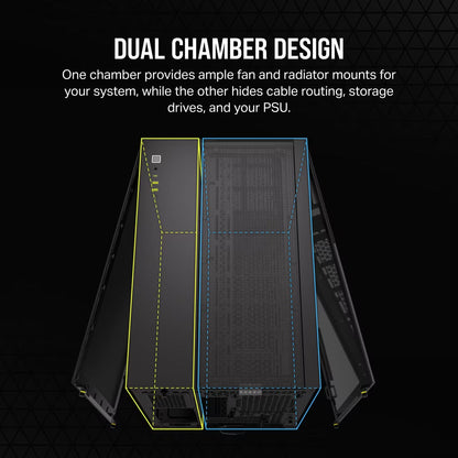 Corsair Case 2500X Media Torre Black, CC-9011265-WW