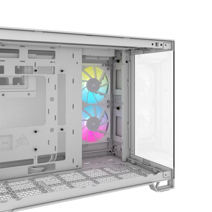 Corsair Case 2500X RGB Micro-ATX White, CC-9011268-WW