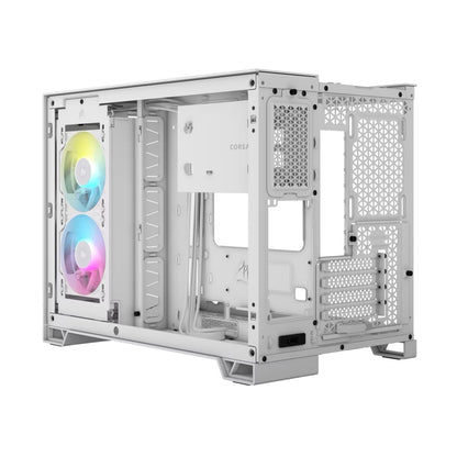 Corsair Case 2500X RGB Micro-ATX White, CC-9011268-WW