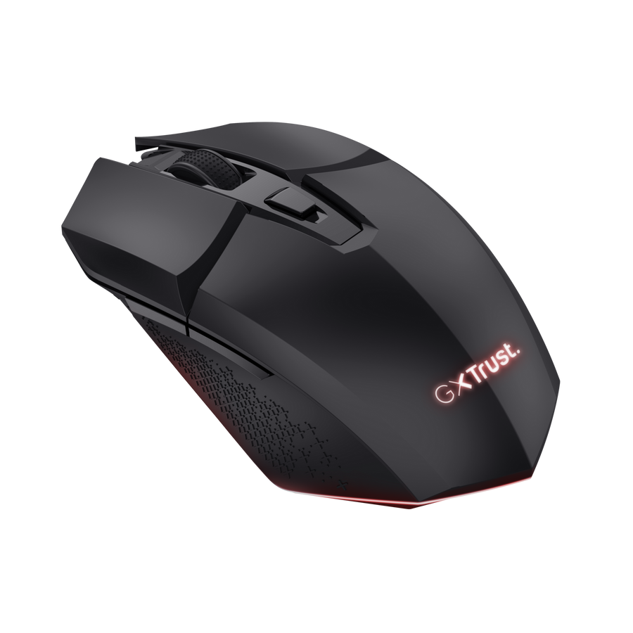 Mouse Trust GXT 110 Felox con iluminación LED encendida efecto multicolor