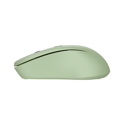 Mouse Trust Mydo inalámbrico vista trasera con interruptor encendido apagado
