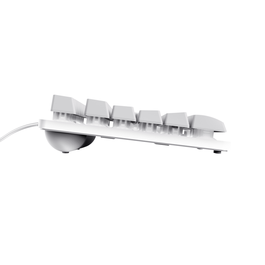 Detalle de teclas del teclado Trust GXT 794W con función anti-ghosting