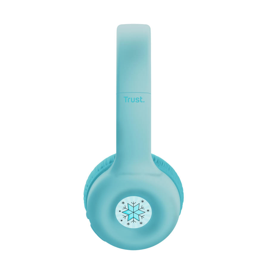 Auriculares Trust Nouna 25275 empaque completo con accesorios cable y pegatinas