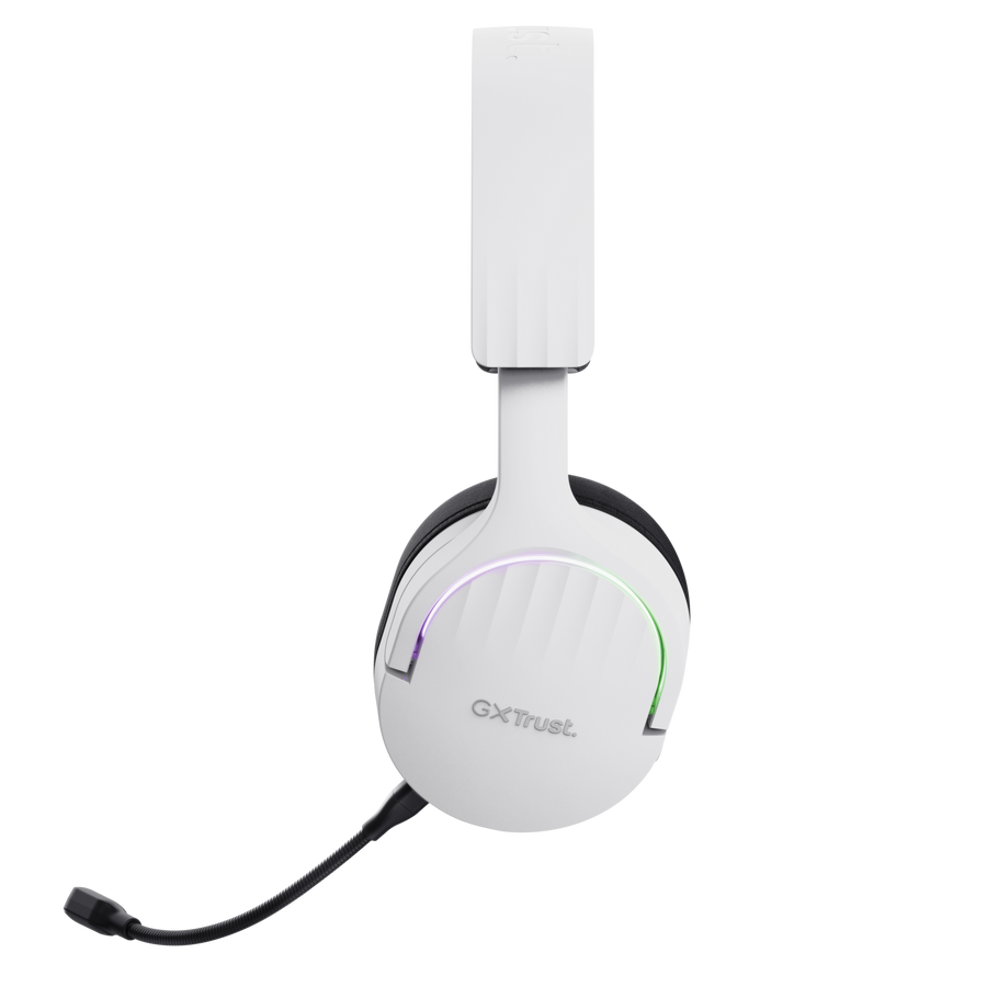 Packaging completo auriculares Trust GXT 491W gaming blancos