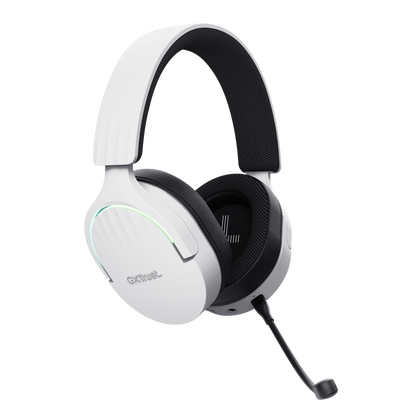 Cable audio incluido auriculares Trust GXT 491W gaming blancos