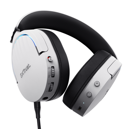 Puerto de carga headset Trust GXT 491W Fayzo gaming blanco