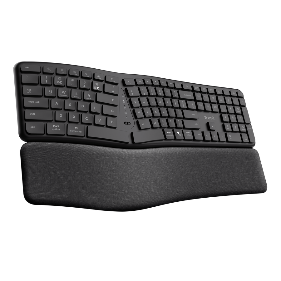 Teclas multimedia de acceso rápido en teclado Trust Keyra 25704