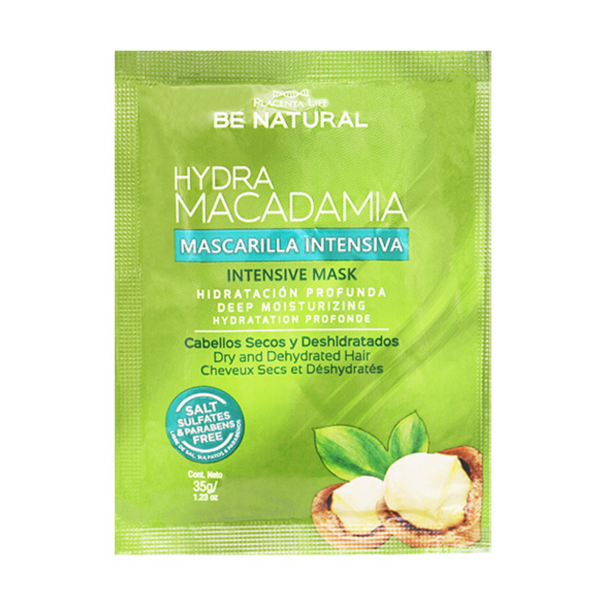 Placentalife Mascarilla sachet 35 g Hidratante Macadamia