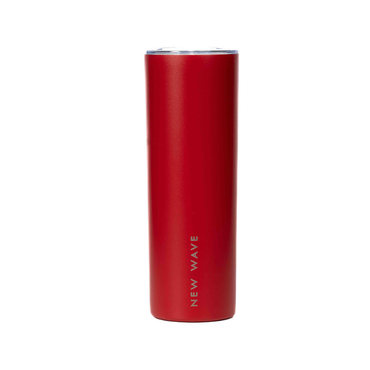 New Wave Skinny Tumbler acero inoxidable mostrando tecnología doble pared lateral