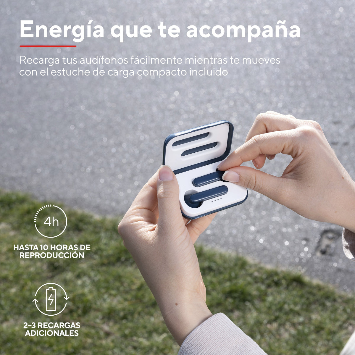 Audífonos Trust BT Control Táctil vista trasera con detalles
