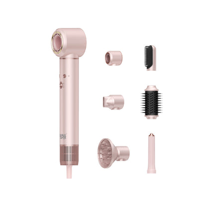 Secadora de Cabello Multifuncional Winning Star ST-2292, 6 en 1, 1300W