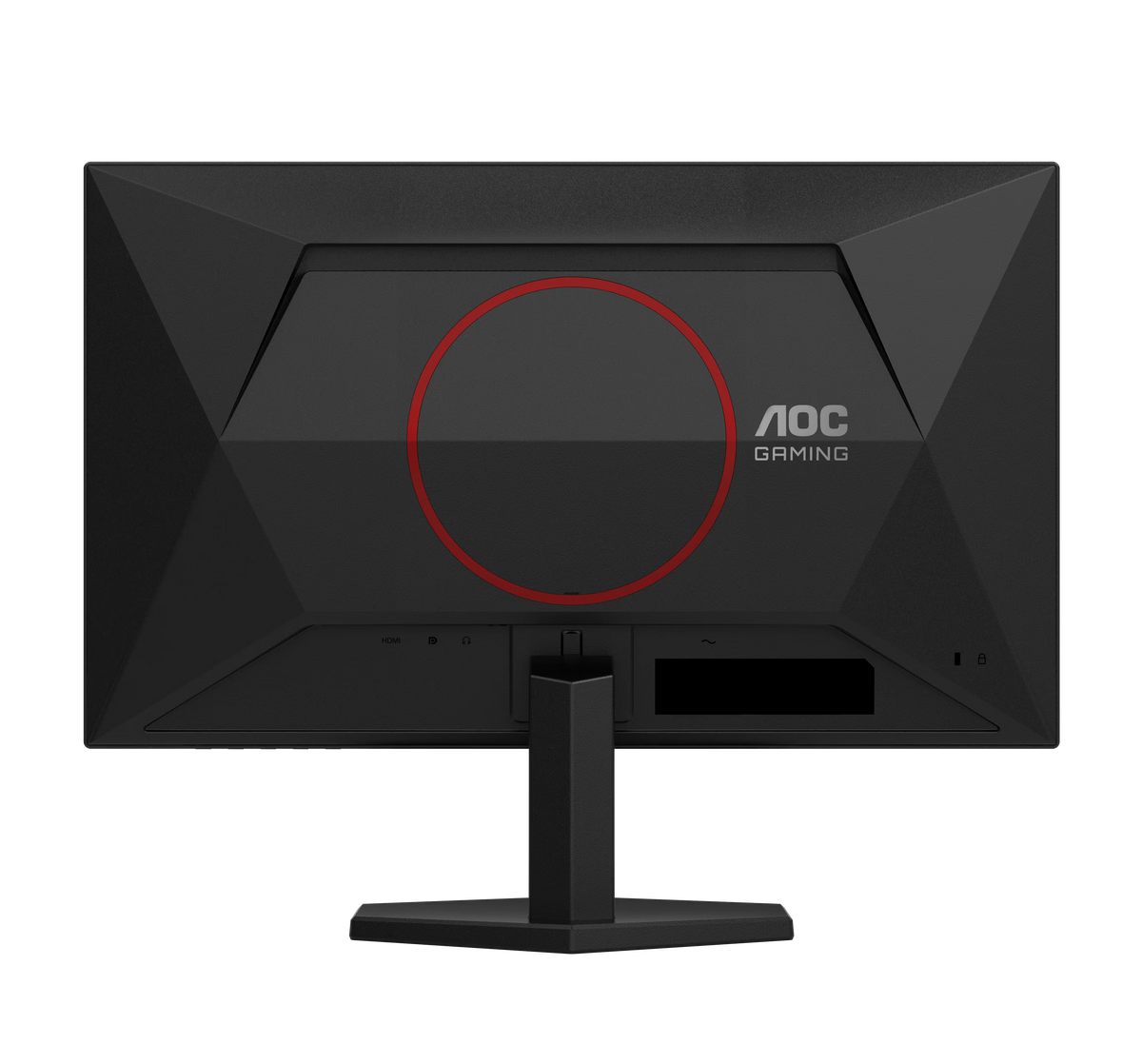 Detalle de los controles y botones del monitor AOC 24G42HE en el marco