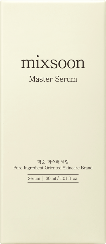 Mixsoon Master Serum 30ml - frasco sobre fondo blanco
