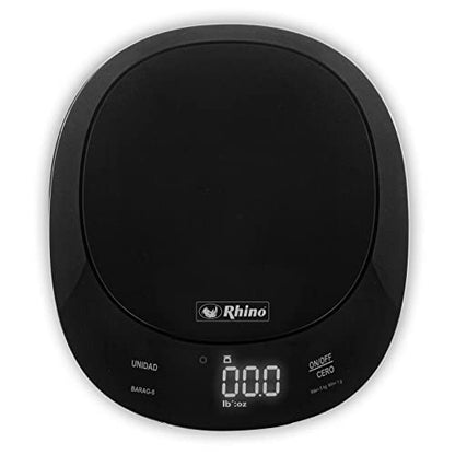 Rhino Báscula de Cocina Contra Agua 5 kg 1 g, BARAG-5