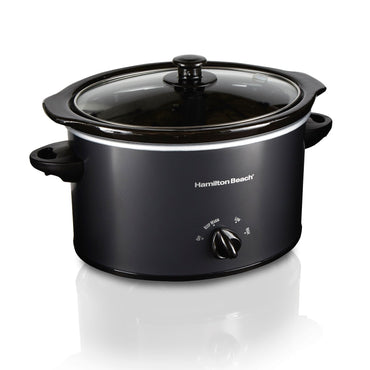 Hamilton Beach olla de cocción lenta 3qt 33231, tapa de vidrio