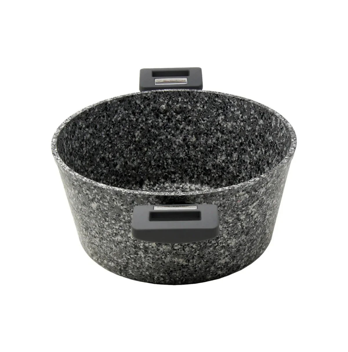 Cacerola con tapa Westinghouse WCCC0070028GGY | 28 cm | Revestimiento tipo Granito | Antiadherente | Color Gris