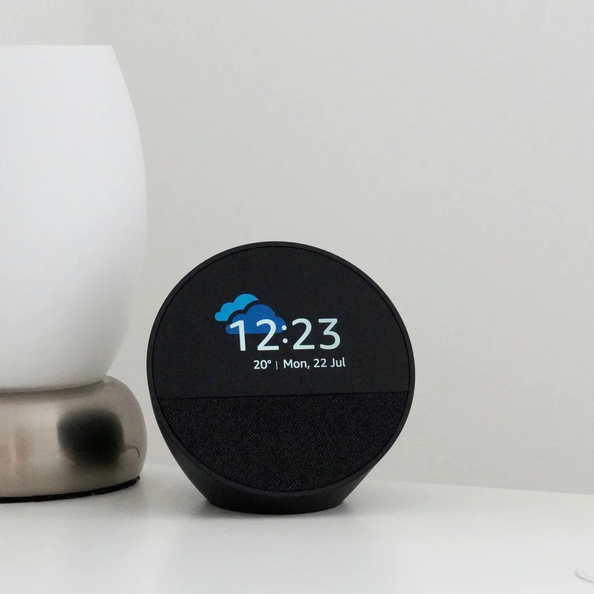 Amazon Echo Spot 2024 | Reloj Inteligente con Alexa | Alarma | Pantalla LED