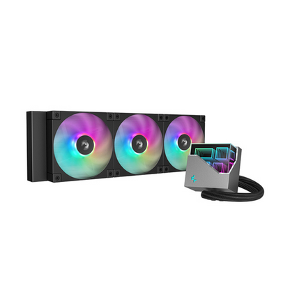 Enfriamiento Líquido DeepCool LT360 ARGB | 360mm | Triple Ventilador | Compatibilidad Universal