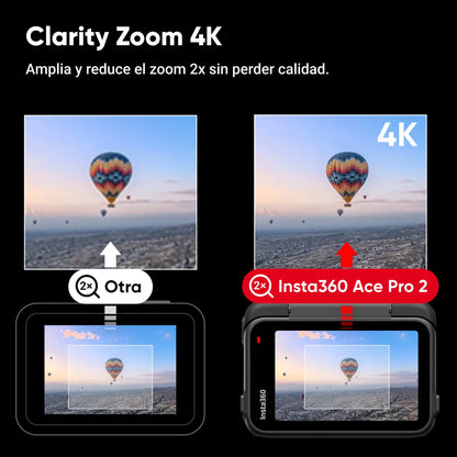 Insta360 Cámara de Acción Hasta 8K con 2 Baterías, Ace Pro 2