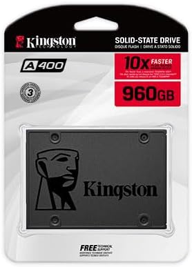 Disco Duro Interno SSD Kingston SA400S37/960GB | 960GB | 2.5” | SATA III | 500MB/s Lectura | 450MB/s Escritura