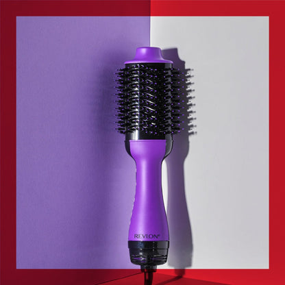Cepillo Secador Revlon One Step Volumizer Morado | Para dar volumen y brillo en un solo paso