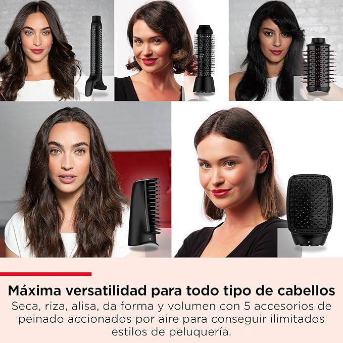 Styler 5 en 1 Multi One Step Revlon | Para secar, alisar, rizar, moldear y dar volumen con una sola herramienta