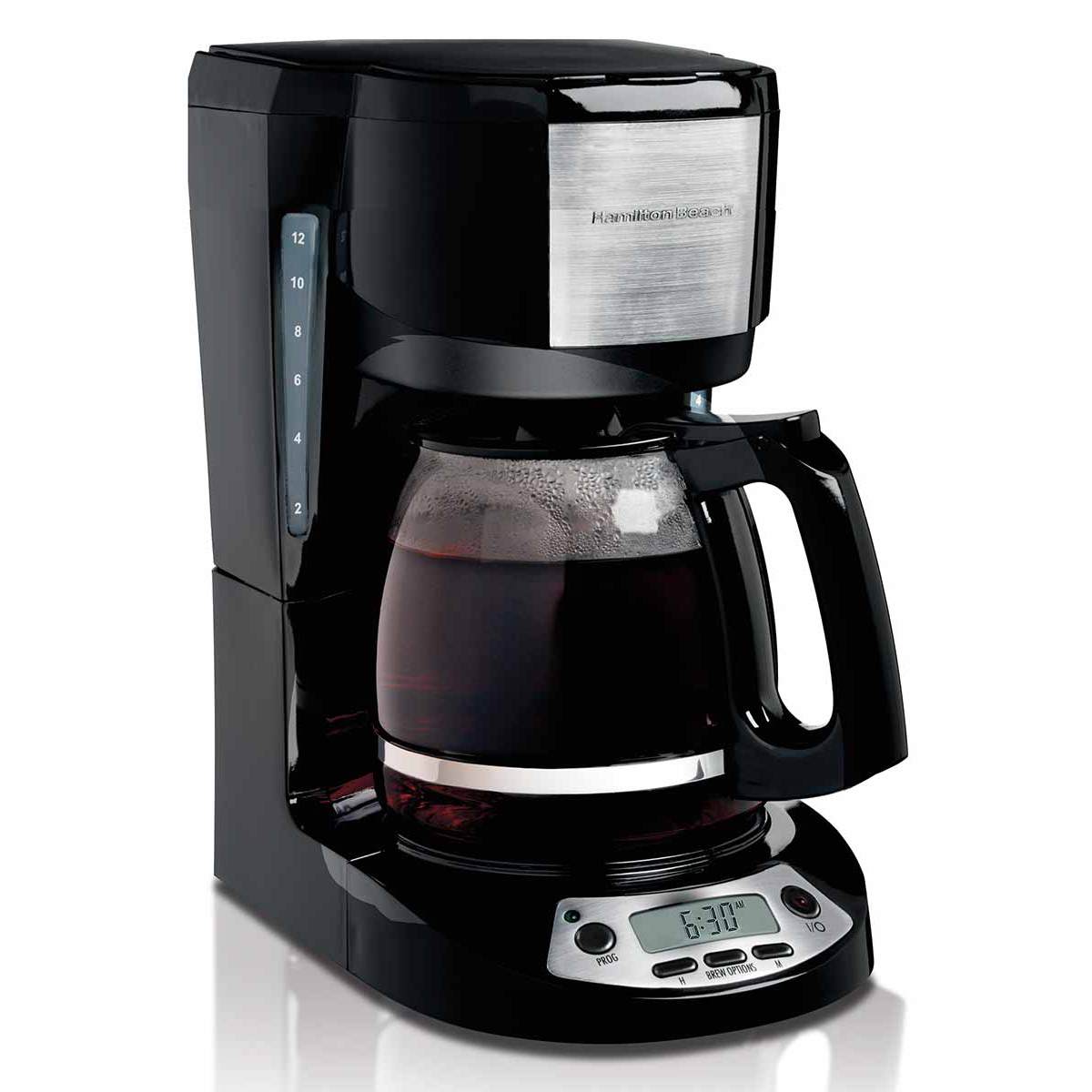 Hamilton Beach cafetera programable 12 tazas 49615, vista frontal