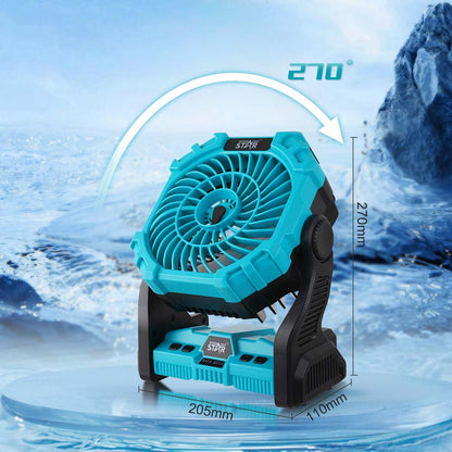 Winning Star Ventilador de Mesa Recargable 6W, ST-4069