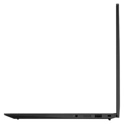 Lenovo ThinkPad X1 Carbon G10 en posición de uso con pantalla completamente abierta