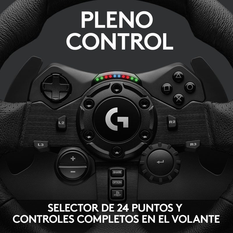 Volante Logitech G923 para PS4 | 900° de Rotación | Force Feedback