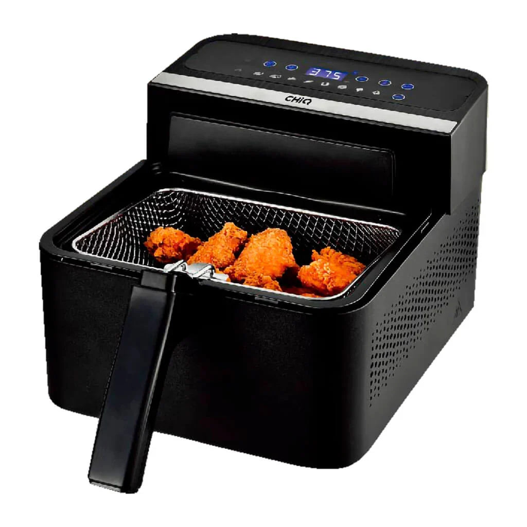 CHIQ CQXAO03G1T1B Freidora de Aire y Aceite Duo Touch Negra 3.5 L + 1.8 L 1200 W