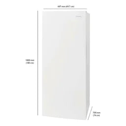 Congelador Vertical Frigidaire FFU13W3HUW | 13 Pies | Una Puerta | Blanco