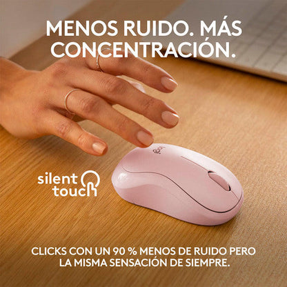 Logitech Mouse Bluetooth Rosa 1000 DPI, M240 for Business