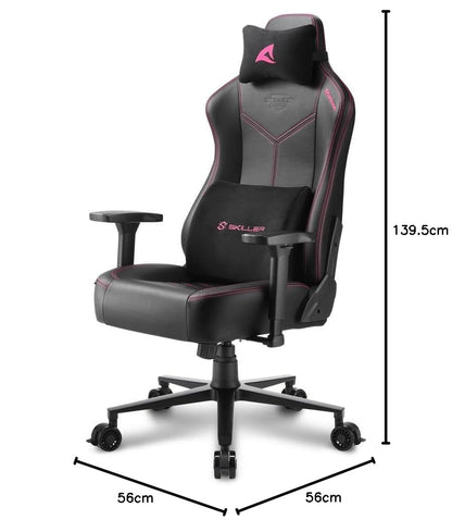Silla Gaming Sharkoon SGS30 BK/RD | Negra/Roja | Ergonómica | Reclinable | Reposabrazos 3D | 4044951034796