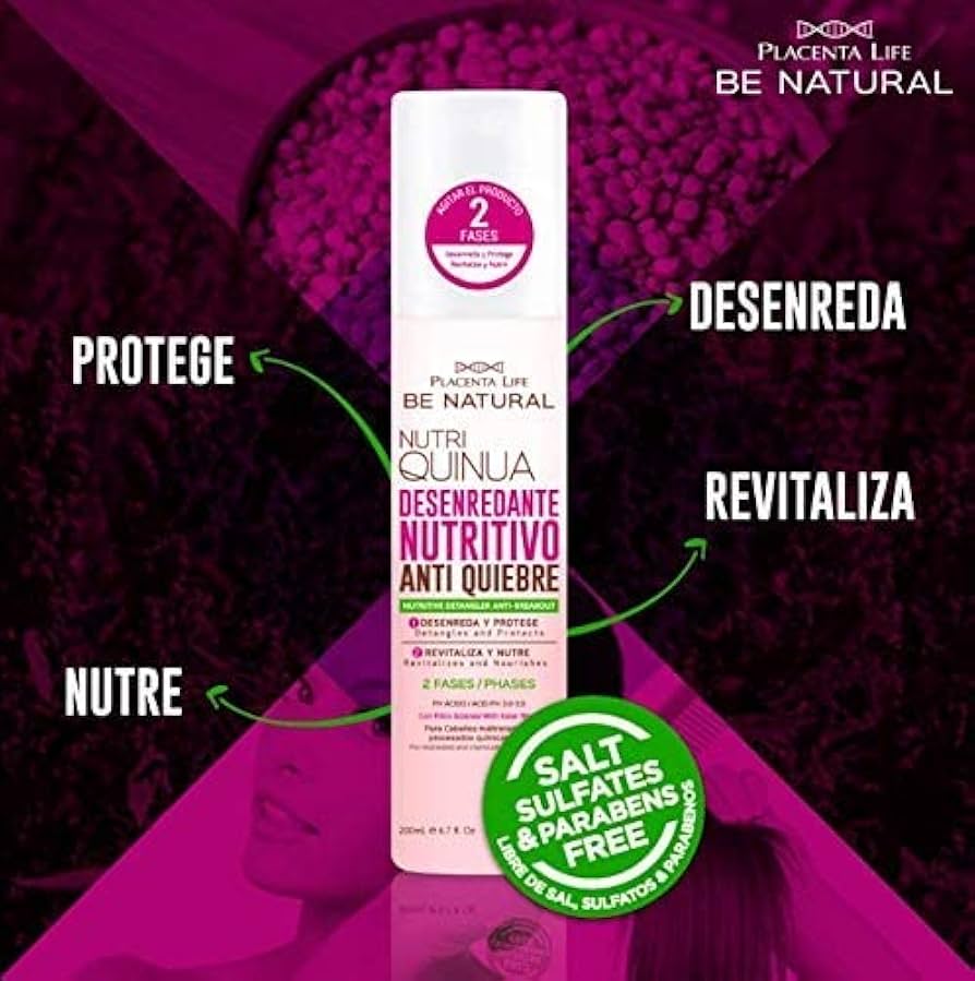 Placentalife Desenredante nutritivo 200 ml Nutri Quinua