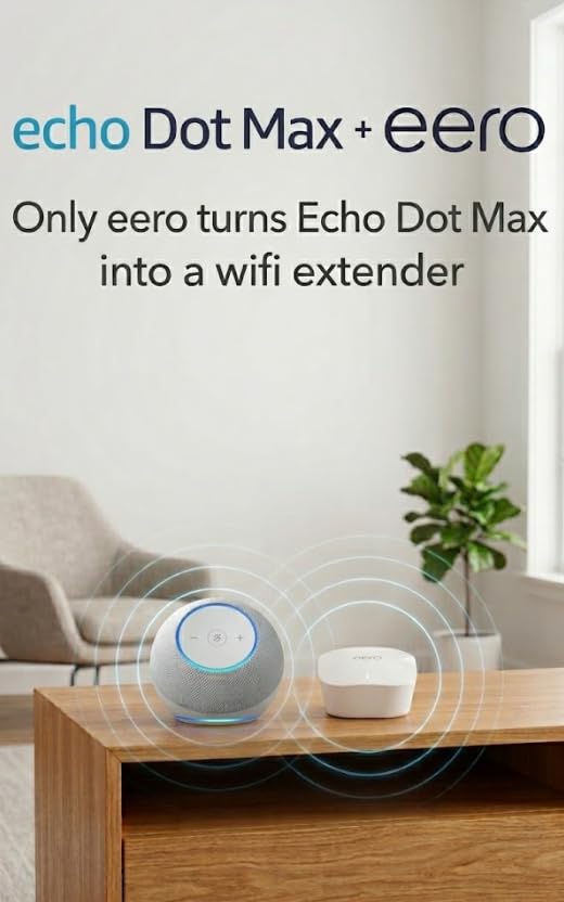 Amazon Bocina Inteligente con Alexa Amatista, Echo Dot Max