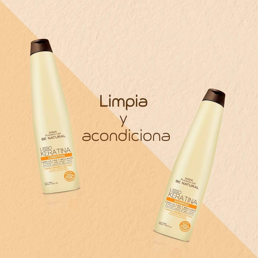 Placentalife Shampoo 350 ml Liso Keratina